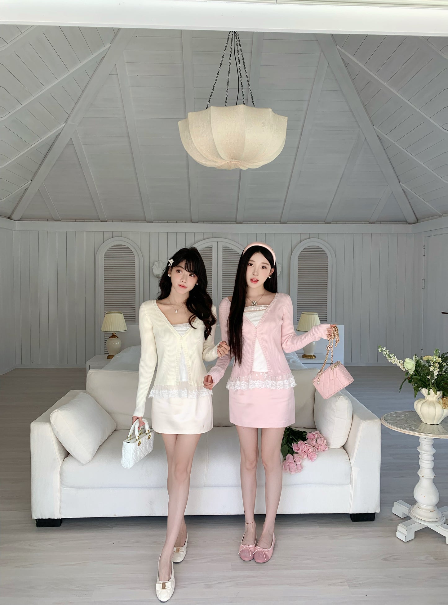 [100% Acetate] A-Line Skirt