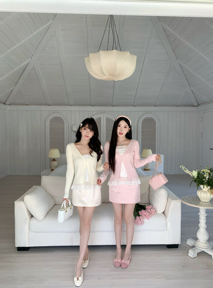 [100% Acetate] A-Line Skirt