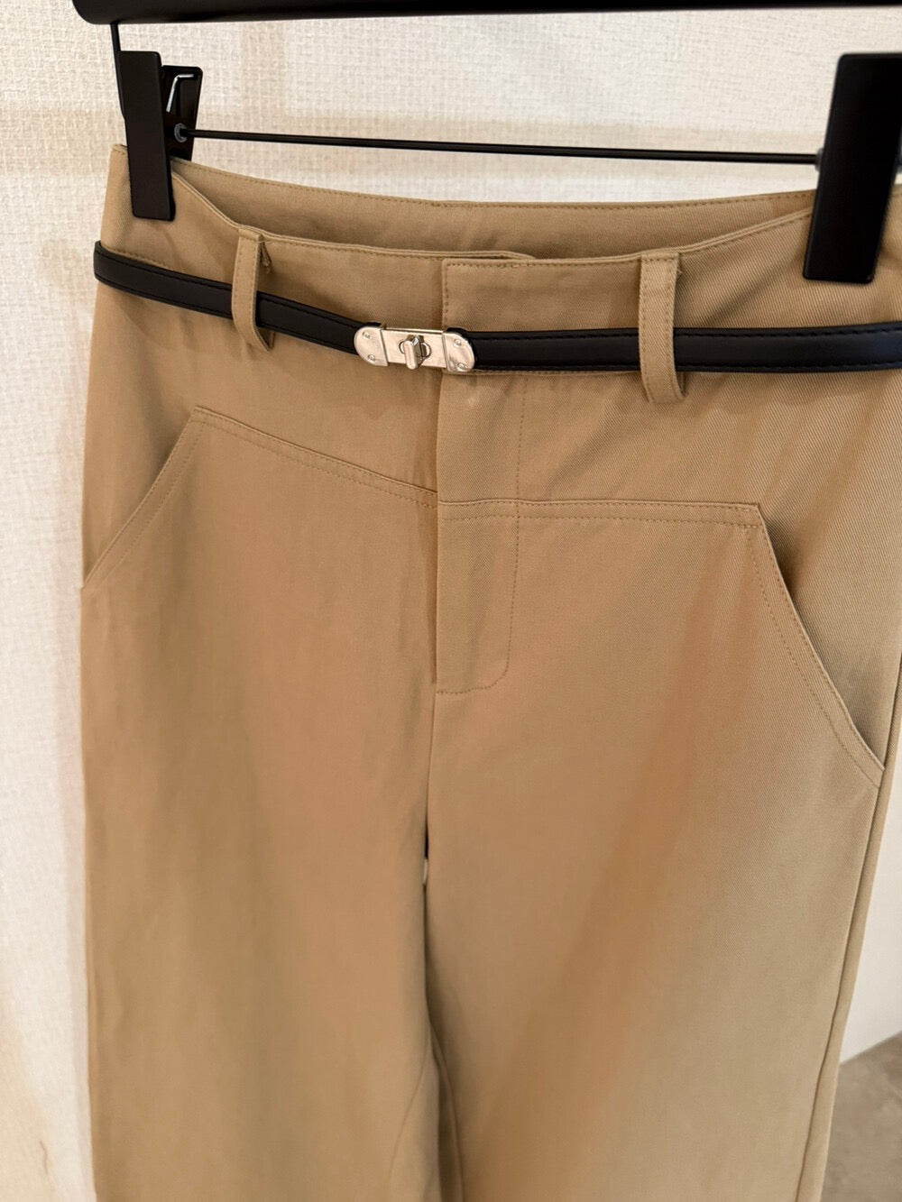 [Old Money] 100% Cotton Premium Slim Pants (with belt)