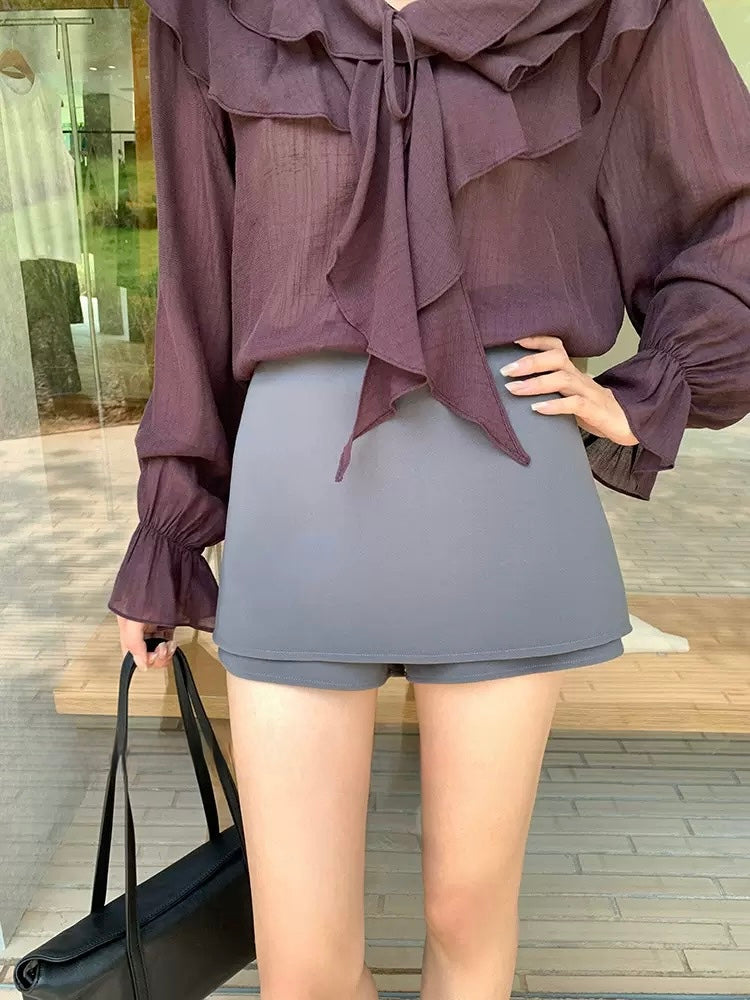 [Versatile] Korean Style High-waist Shorts
