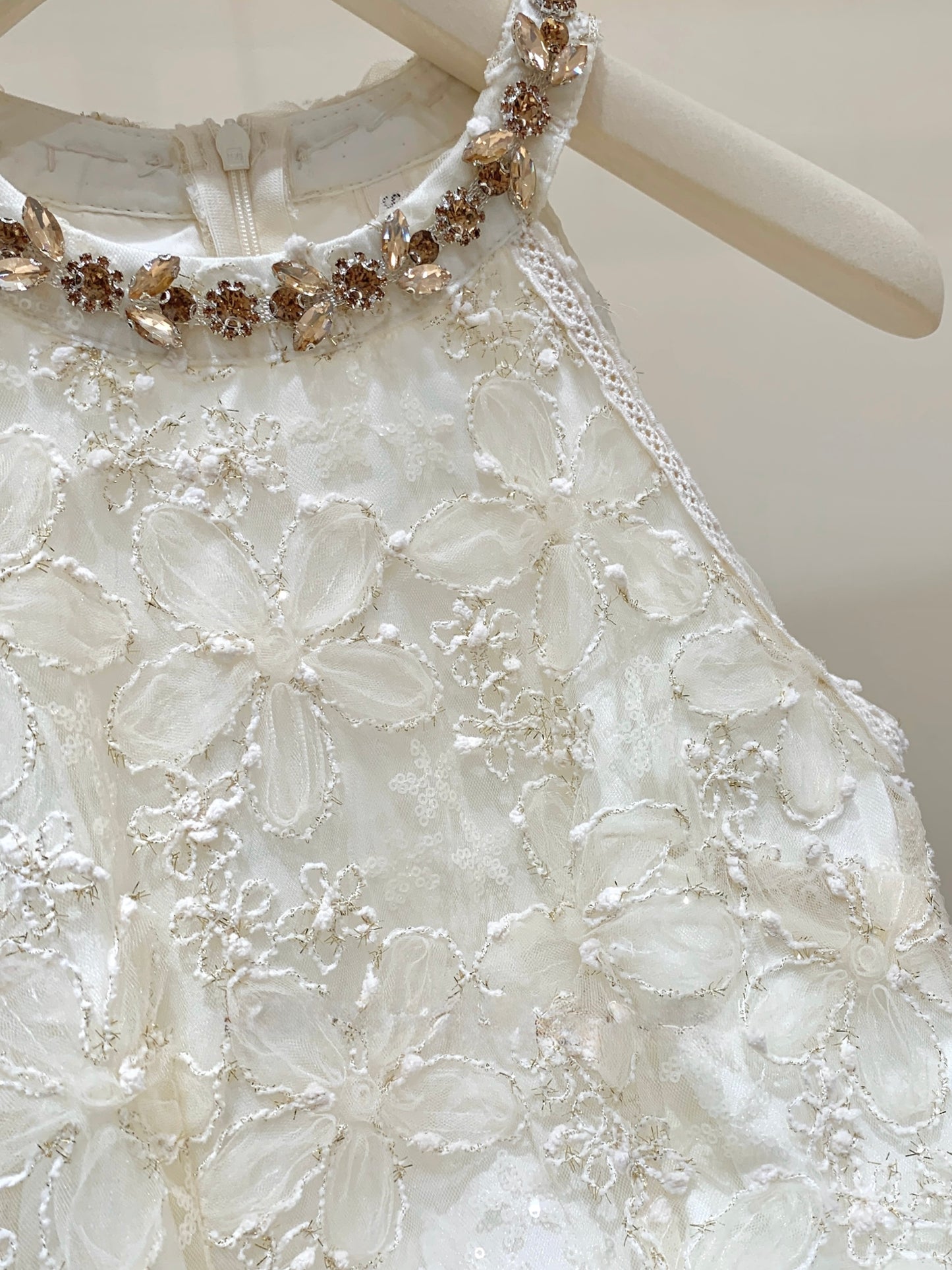 [Wedding Guest] French Lace Halter Dress (QF075)