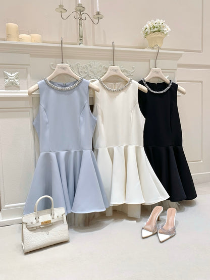[Celebrity] Princess Slimfit Dress with Belt (QF039)