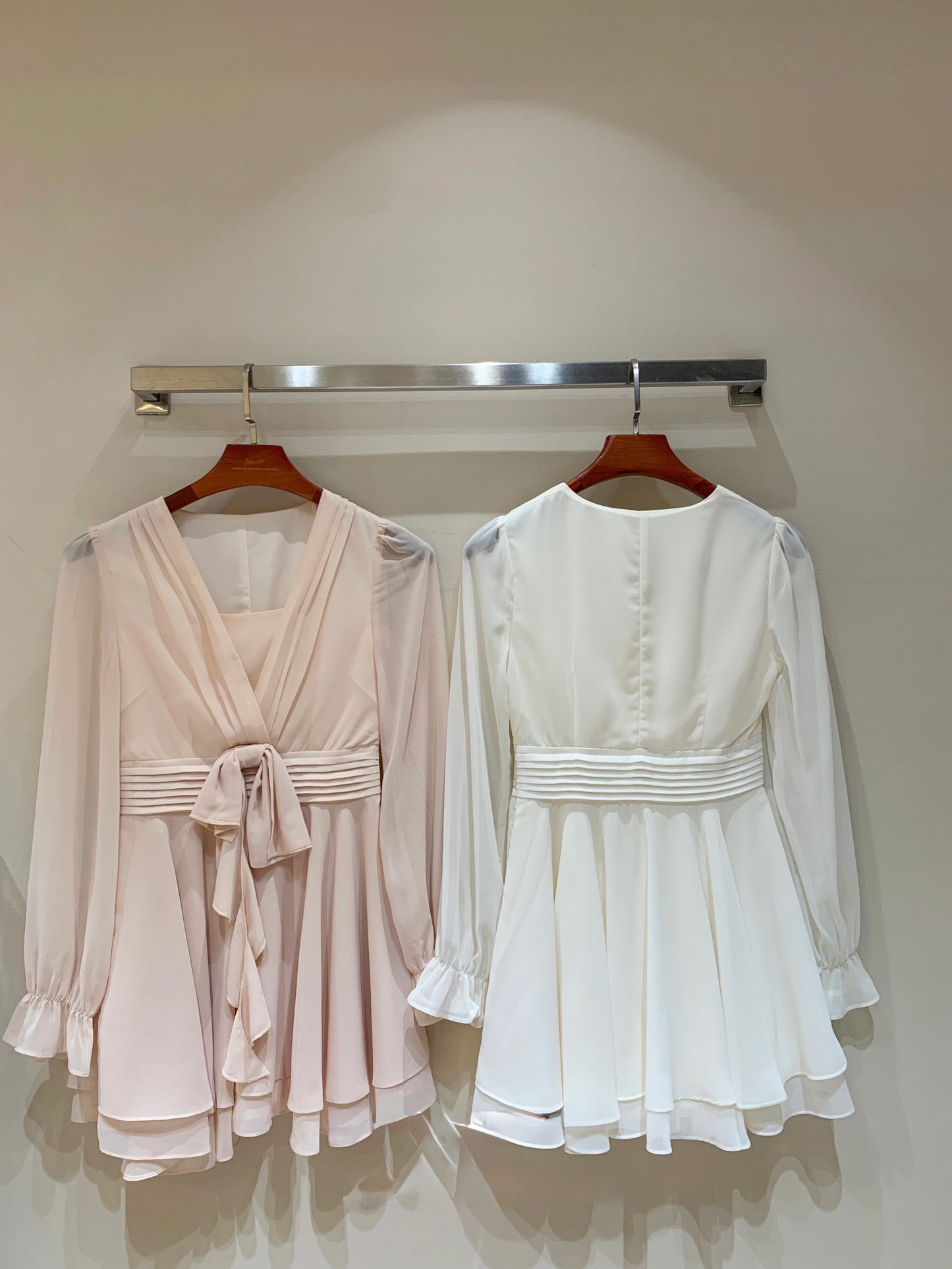 [Celebrity] Chiffon Ribbon Skirt