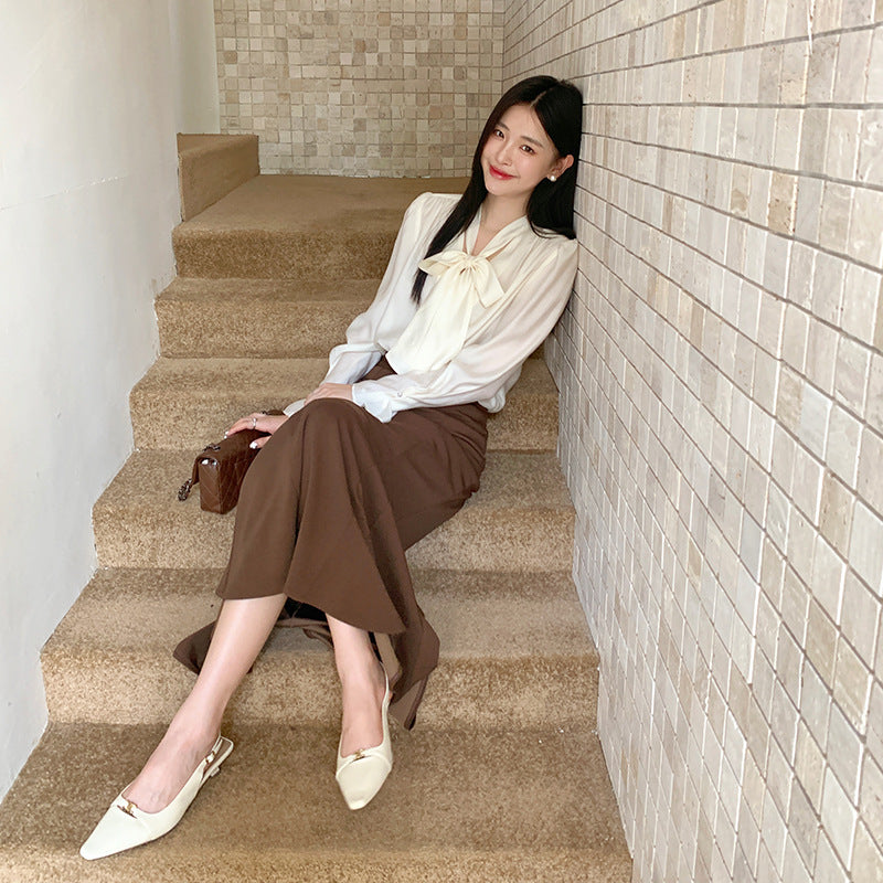 [Workwear] OL 41%Tencel 6% Wool Shirt