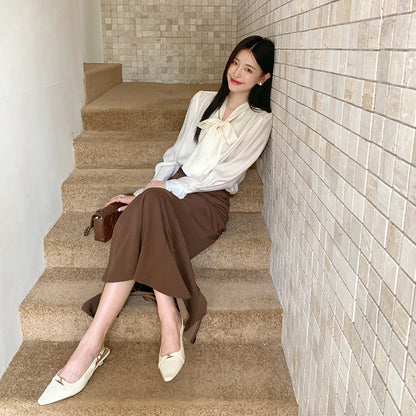 [Workwear] OL 41%Tencel 6% Wool Shirt