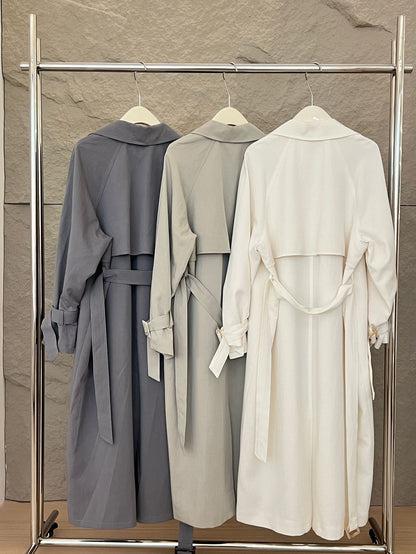 [Premium] Long Sleeve Trench Coat