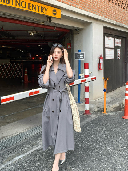 [Premium] Long Sleeve Trench Coat