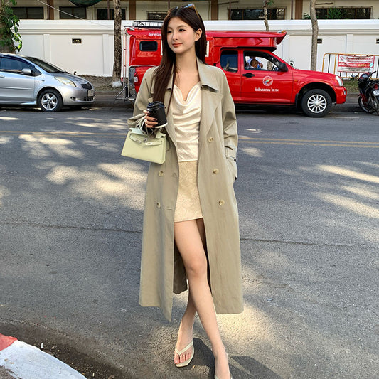 [Premium] Long Sleeve Trench Coat