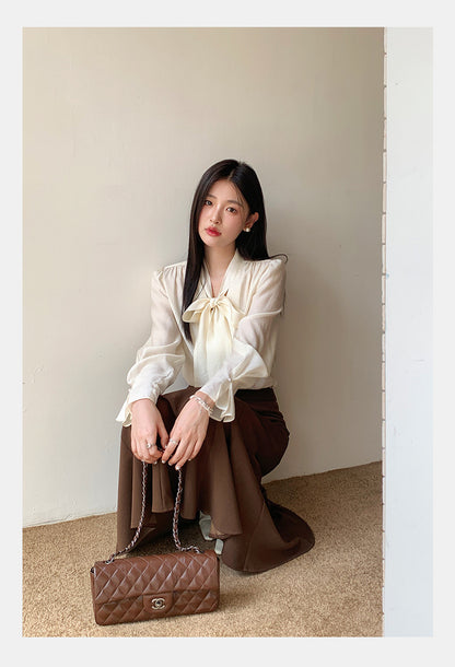 [Workwear] OL 41%Tencel 6% Wool Shirt