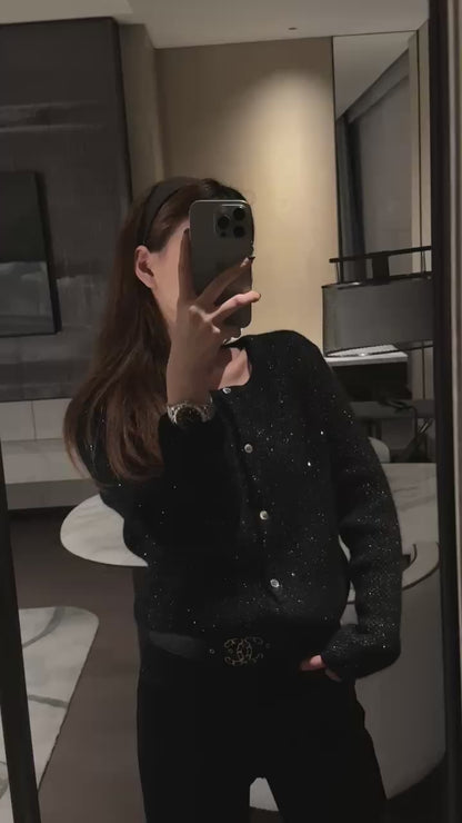 [Premium] 30% Raccoon Fur 20% Wool Cardigan