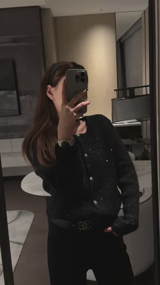 [Premium] 30% Raccoon Fur 20% Wool Cardigan