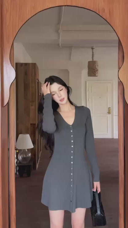 [Elegant] Onni V-neck Slimfit Dress
