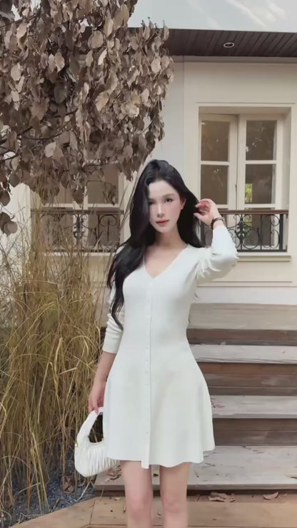[Elegant] Onni V-neck Slimfit Dress